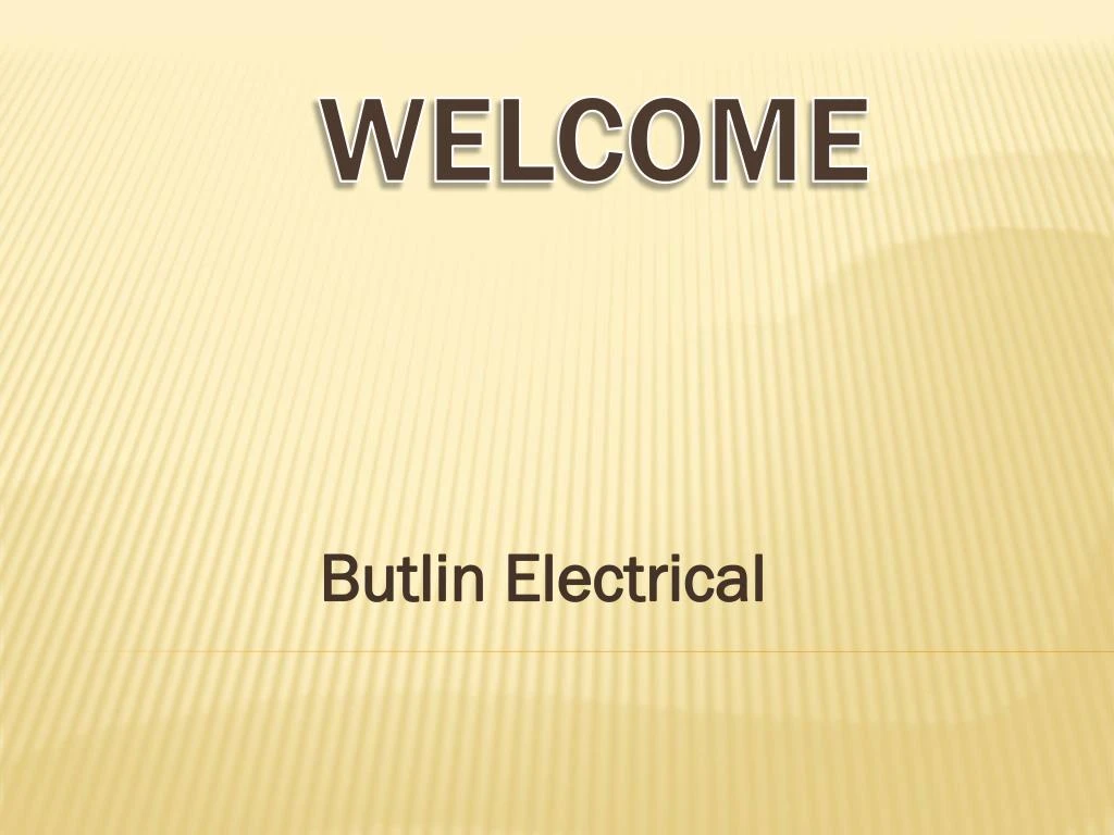 butlin electrical