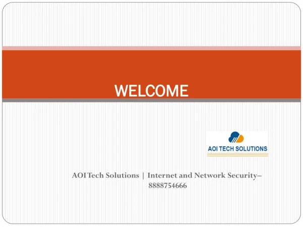 Network and Inernet Security | AOI Tech Solutions | 8888754666