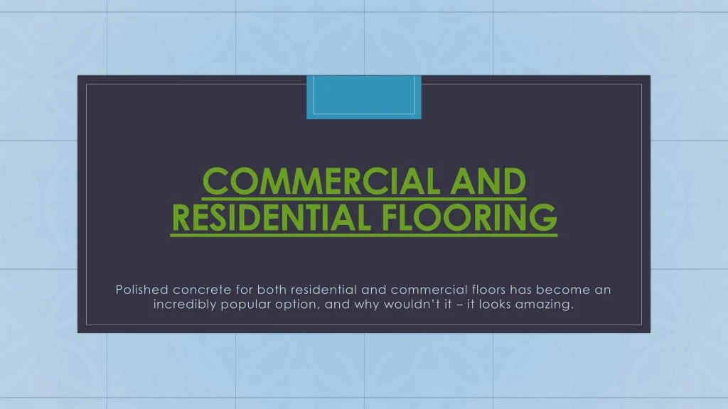 commercial and residential flooring