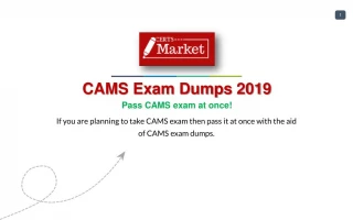 CAMS Mock Exam - Latest CAMS Questions Revealed