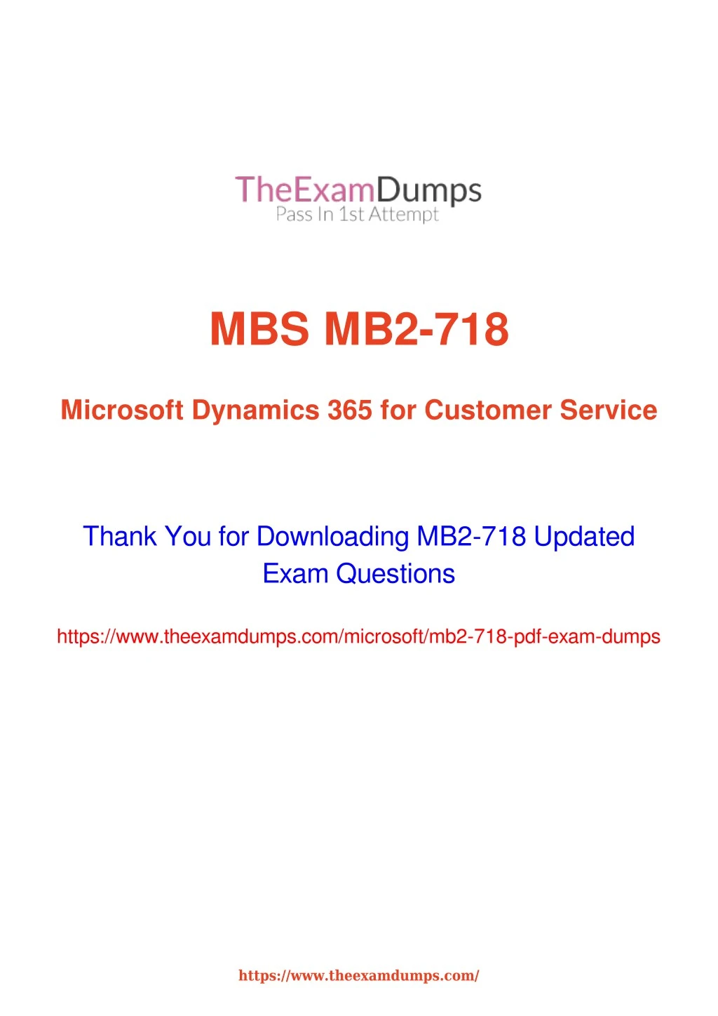 mbs mb2 718