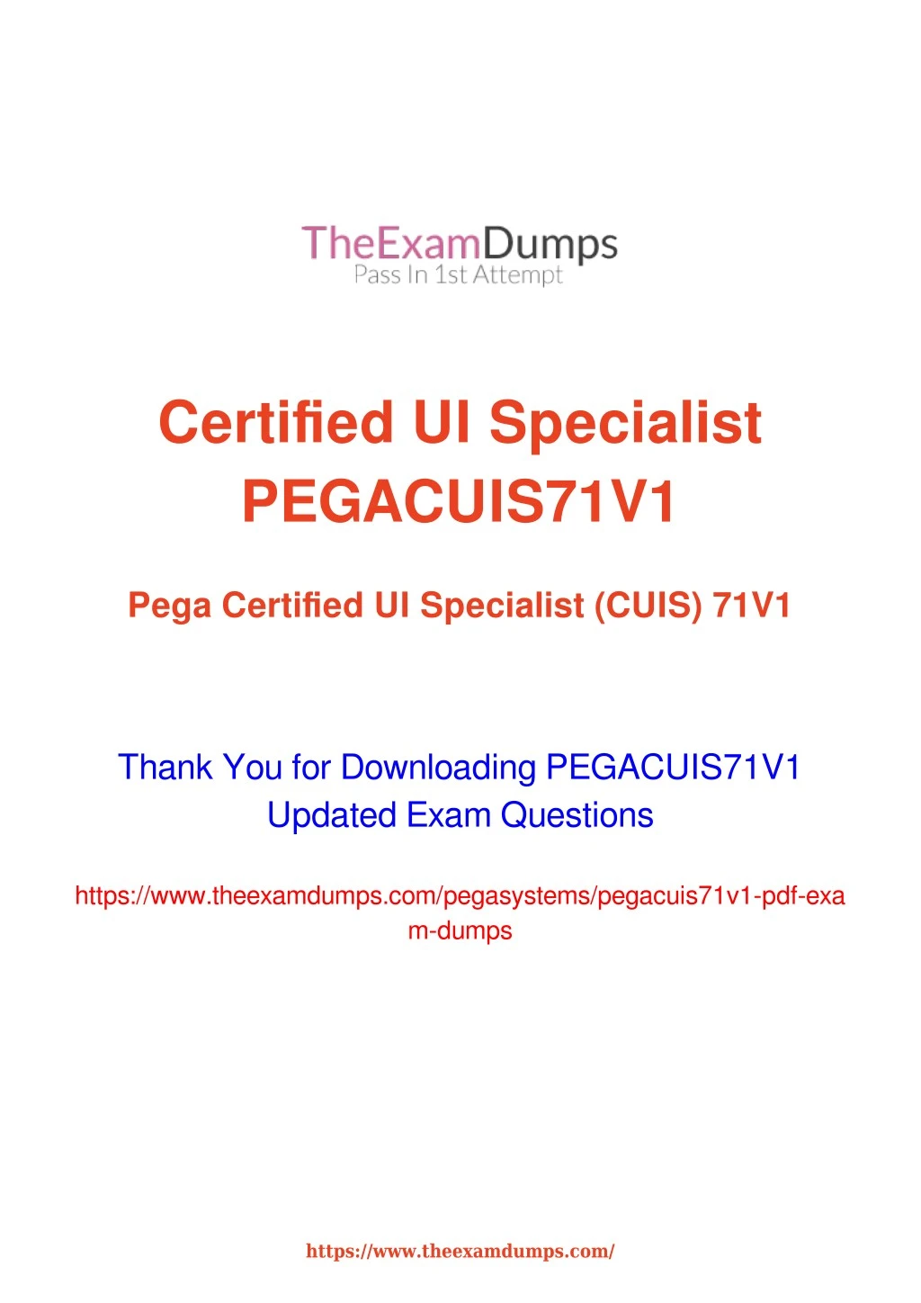 certified ui specialist pegacuis71v1
