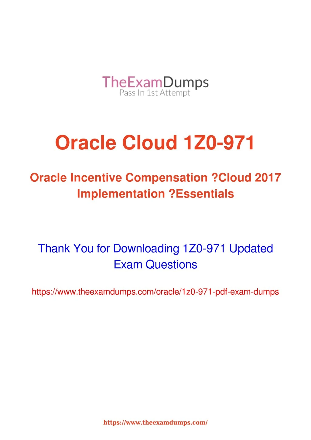 oracle cloud 1z0 971