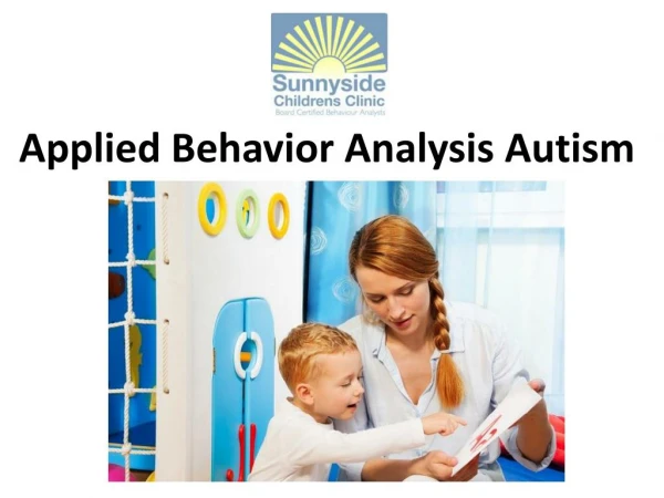 Applied Behavior Analysis Autism