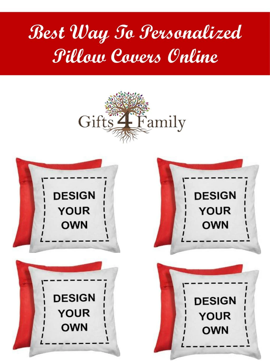 best way to personalized pillow covers online