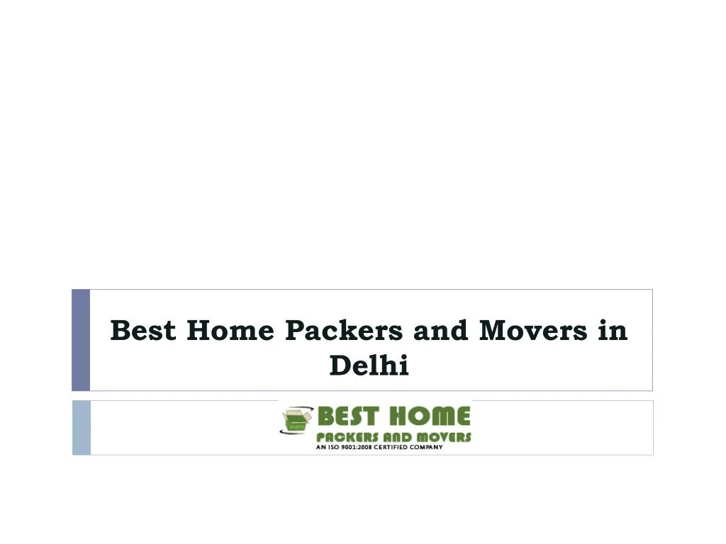 best home packers and movers in delhi