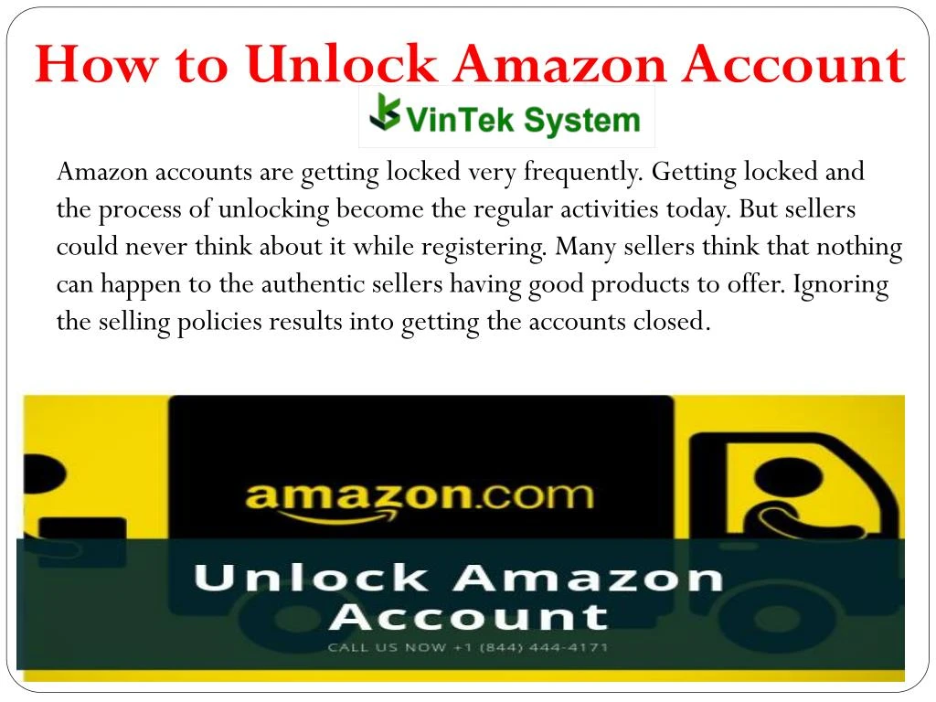 how to unlock amazon account