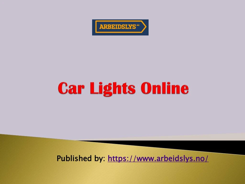 car lights online