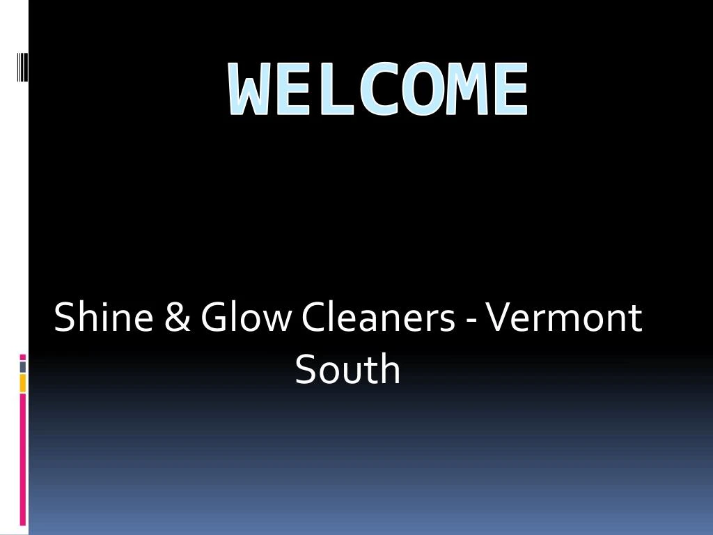 shine glow cleaners vermont south