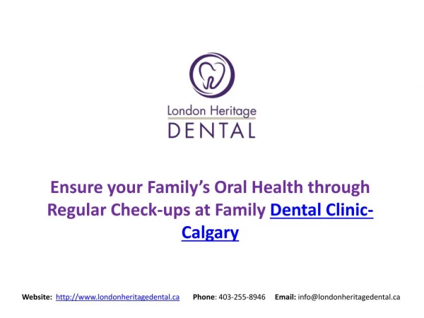 Dentist Calgary SW