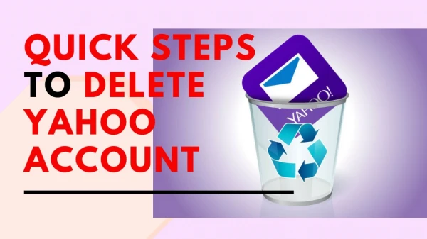 Quick Steps For deleting Yahoo Account