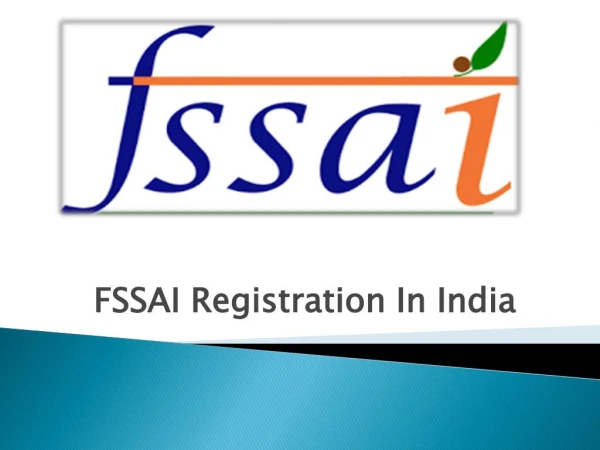 Fssai Licensing & Registration Services in India