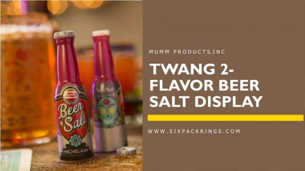 Twang Salt for Beer Flavoured - Mumm Products
