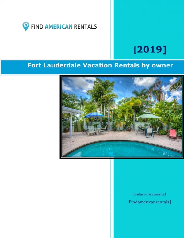 Fort Lauderdale Vacation Rentals by owner