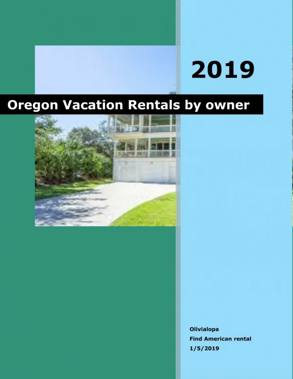 Oregon Vacation Rentals by owner
