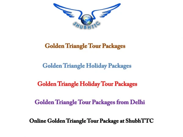 golden triangle tour packages