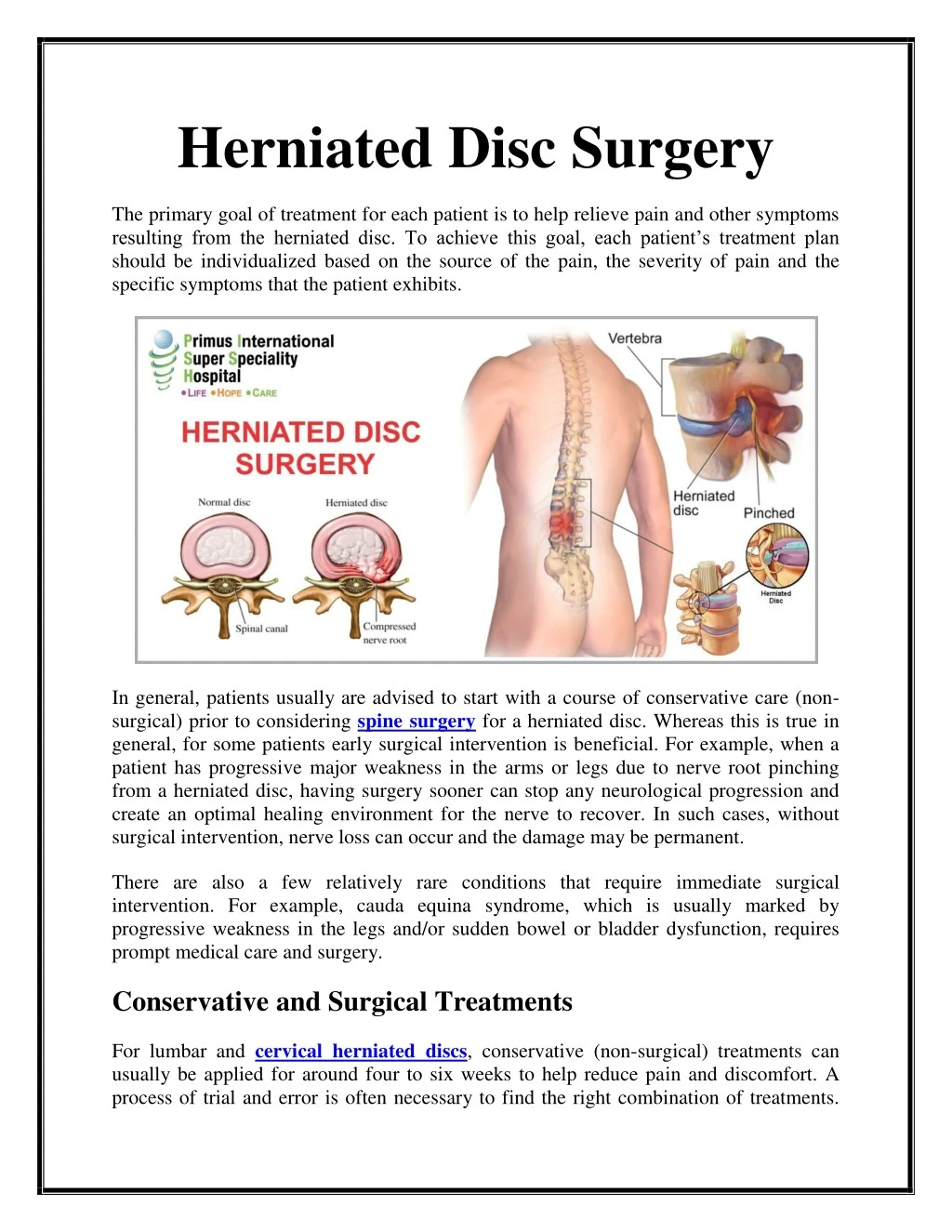 herniated disc surgery