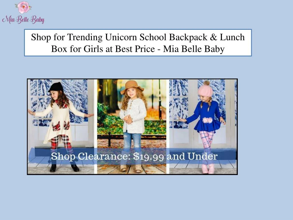 shop for trending unicorn school backpack lunch