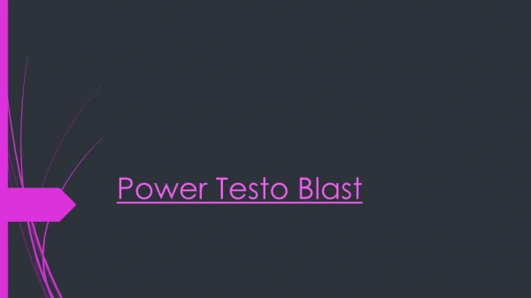 Power Testo Blast