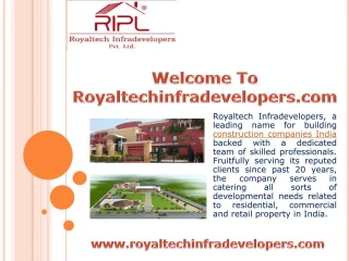 www.royaltechinfradevelopers.com - slide 1
