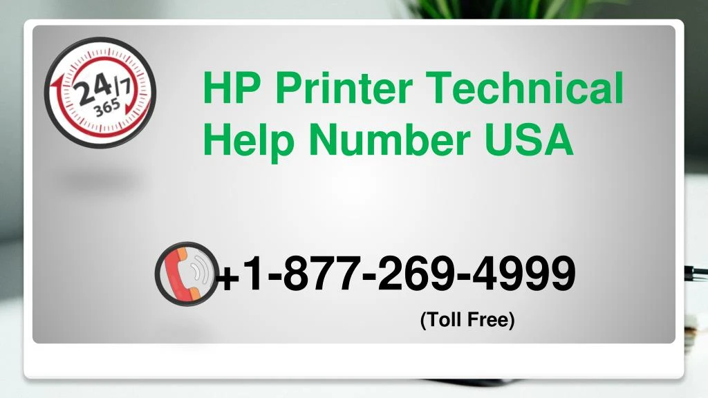 hp printer technical help number usa