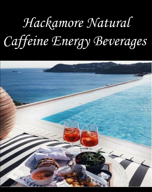 Hackamore Natural Caffeine Energy Beverages