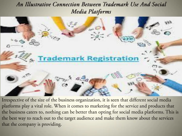 An Illustrative Connection Between Trademark Use And Social Media Platforms