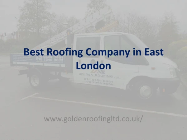 Best roofing company in east london