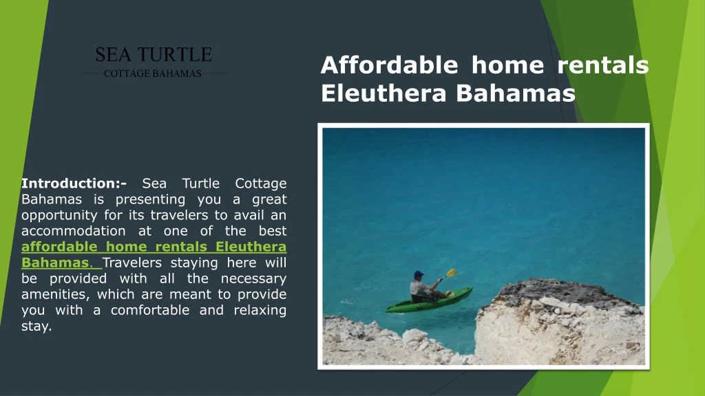 affordable home rentals eleuthera bahamas