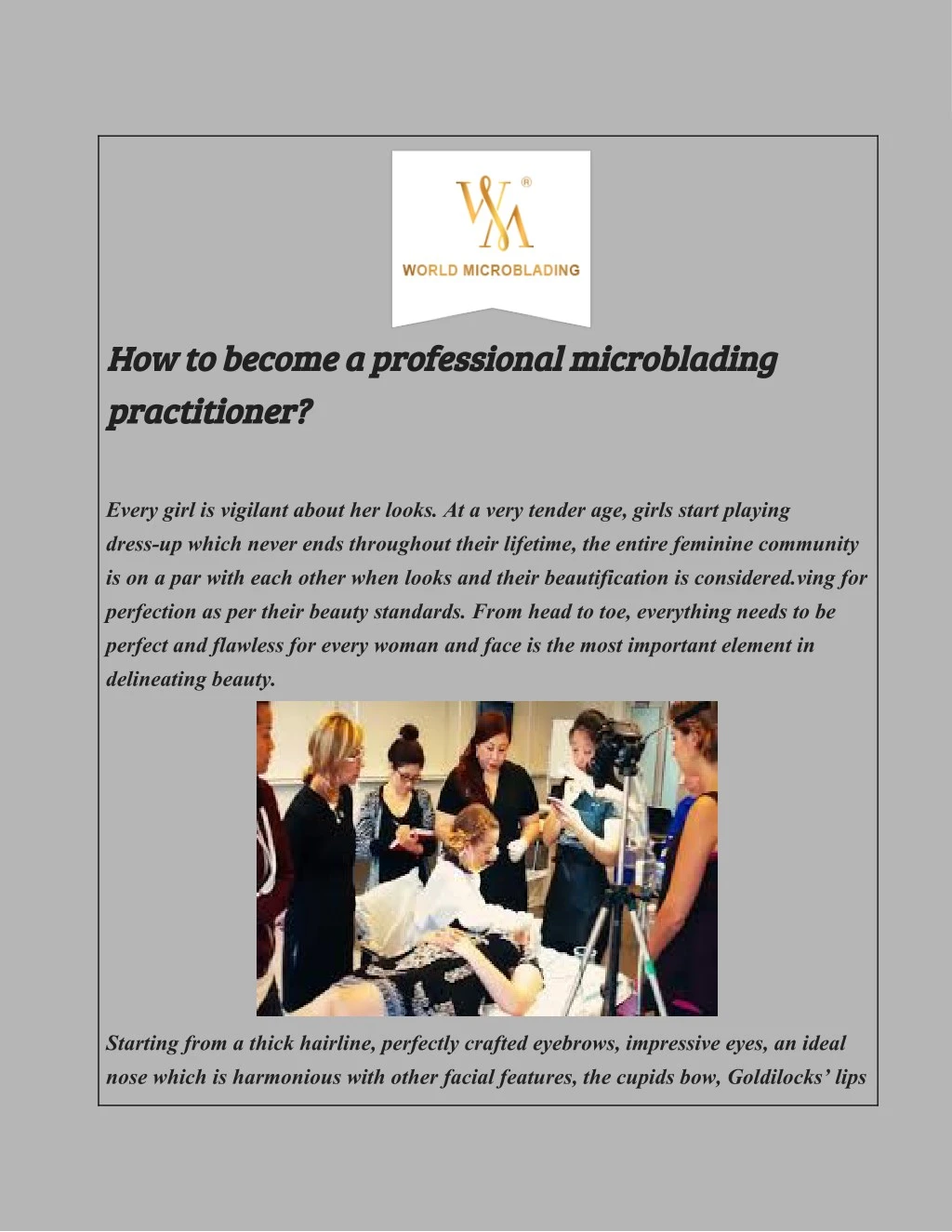 how to become a professional microblading