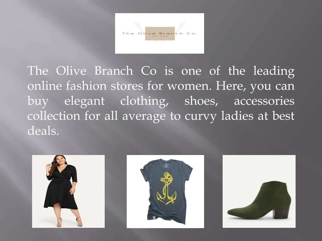 the olive branch co is one of the leading online