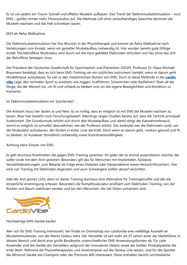 es ist von jedem ein traum schnell und effektiv
