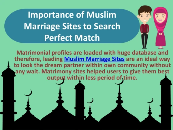 Importance of muslim marriage sites to find life partner