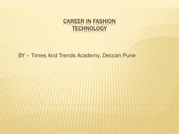 Top Fashion Designing Course | Diploma in Fashion Design Course - TTA