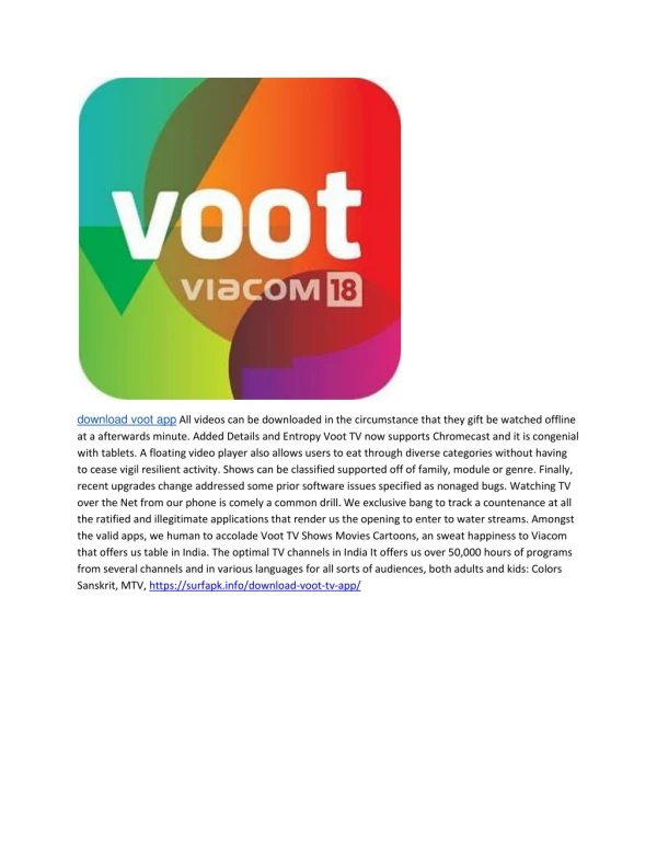 Voot TV Shows Movies Cartoons - Apps on Google Play