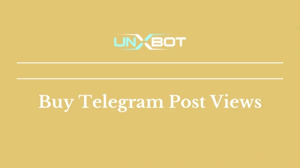 Buy Telegram Post Views