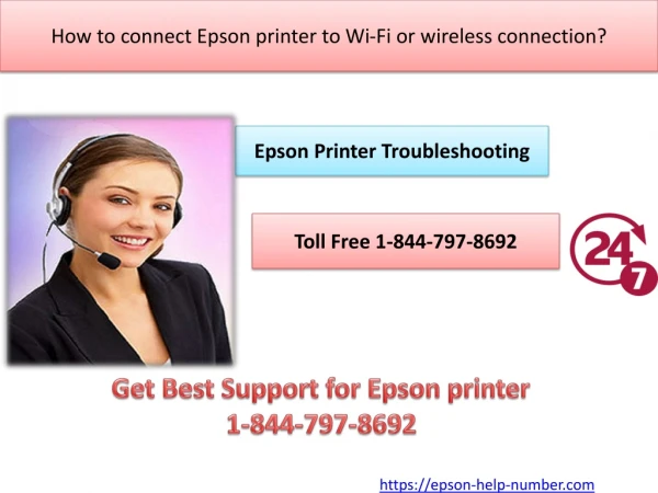 Support for Epson Printer Wireless Connection 1-844-797-8692
