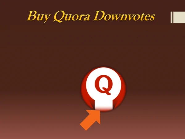 Buy Quora Downvotes to Targeting Success