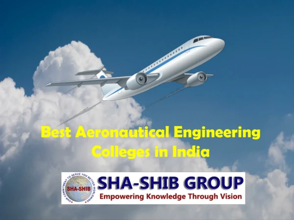 Best Aeronautical Engineering Colleges in India