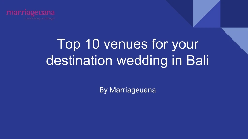 top 10 venues for your destination wedding in bali