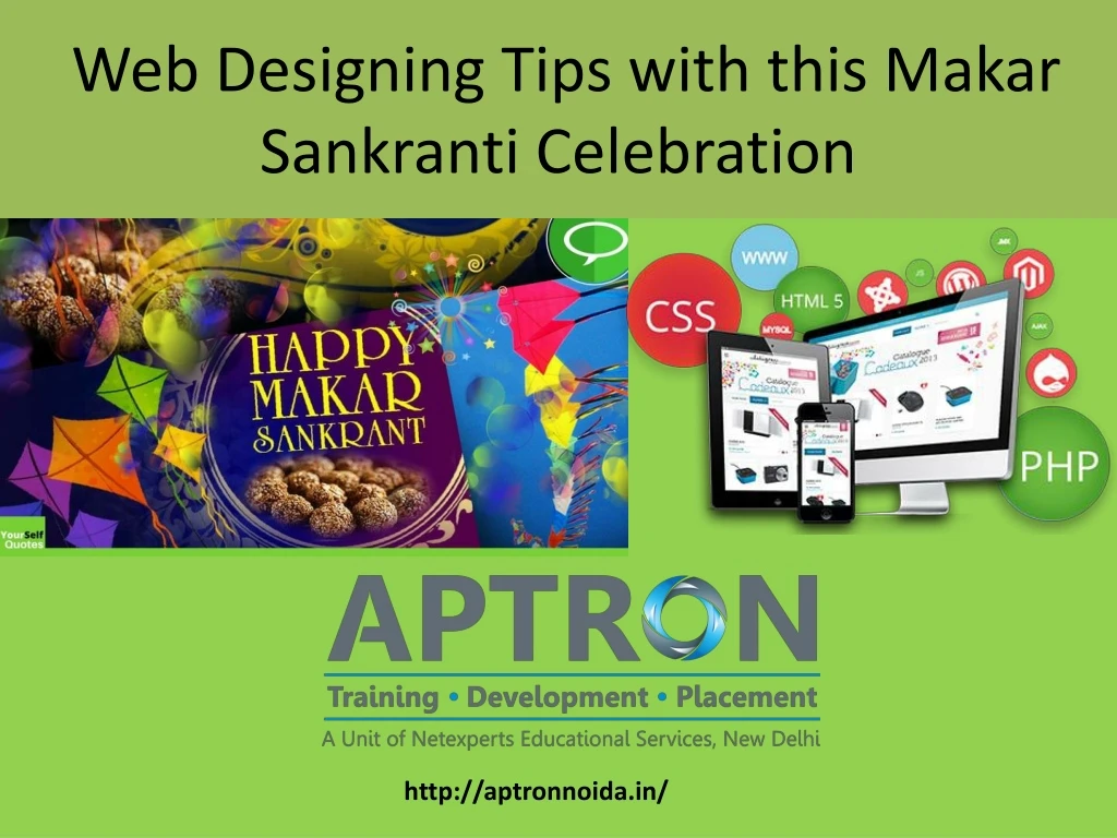 web designing tips with this makar sankranti celebration