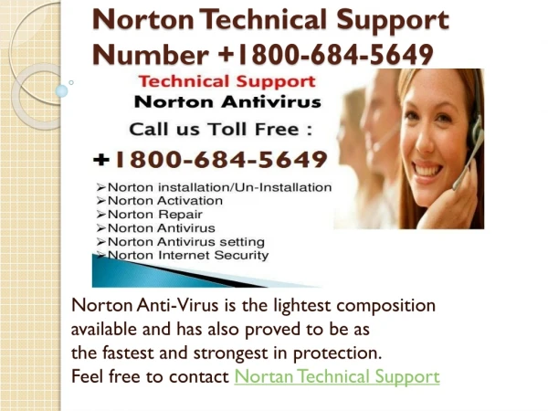 Norton Technical Helpline Number 1800-684-5649