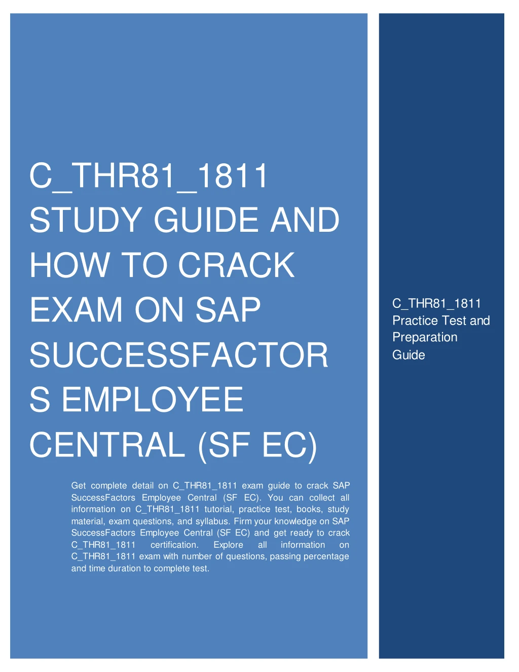 c thr81 1811 study guide and how to crack exam