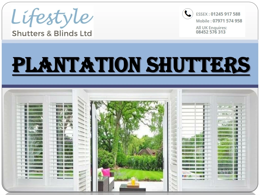 plantation shutters