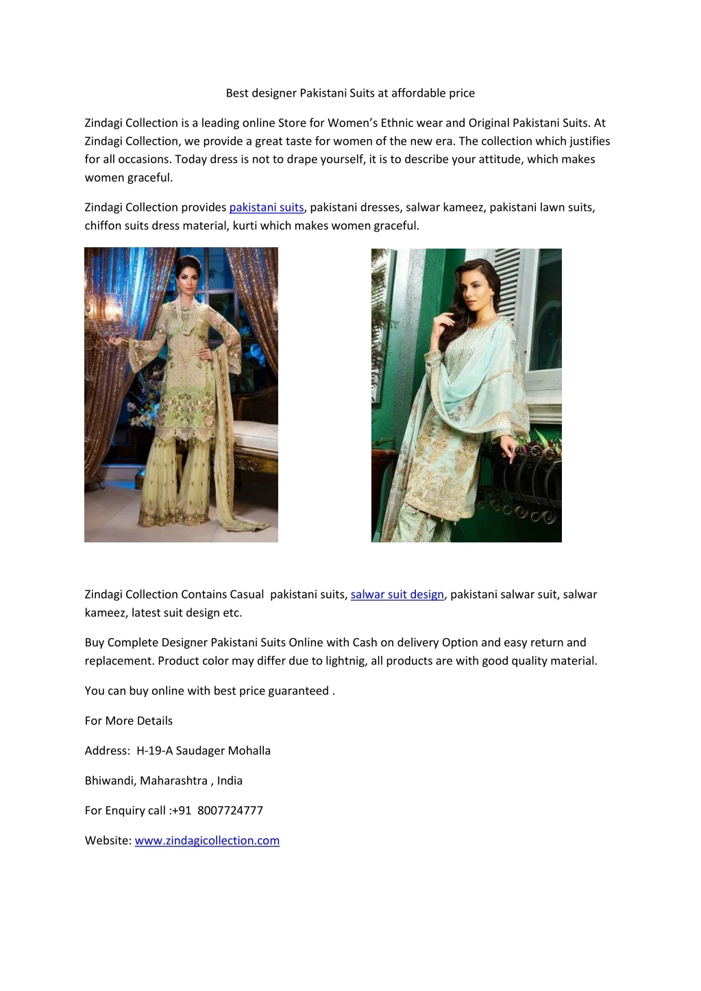 best designer pakistani suits at affordable price