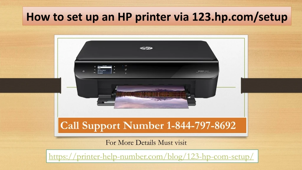how to set up an hp printer via 123 hp com setup
