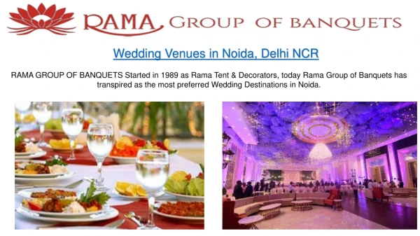 Wedding halls in noida Delhi NCR