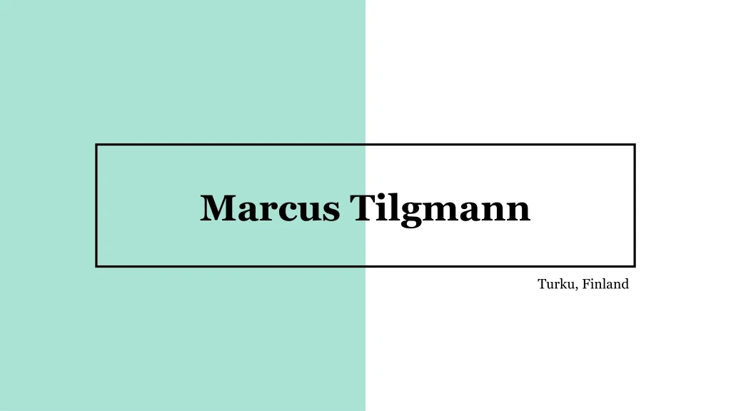 marcus tilgmann