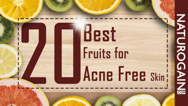 20 Best Fruits for Acne FREE Skin to Avoid Pimples on Face