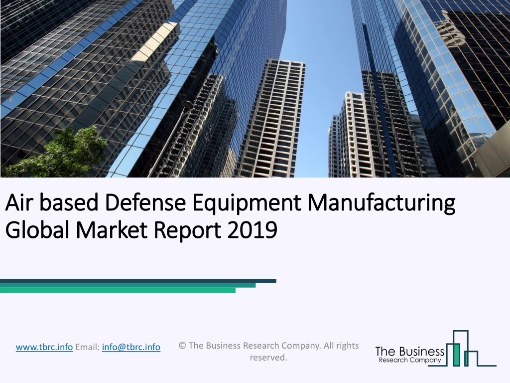 air based defense equipment manufacturing